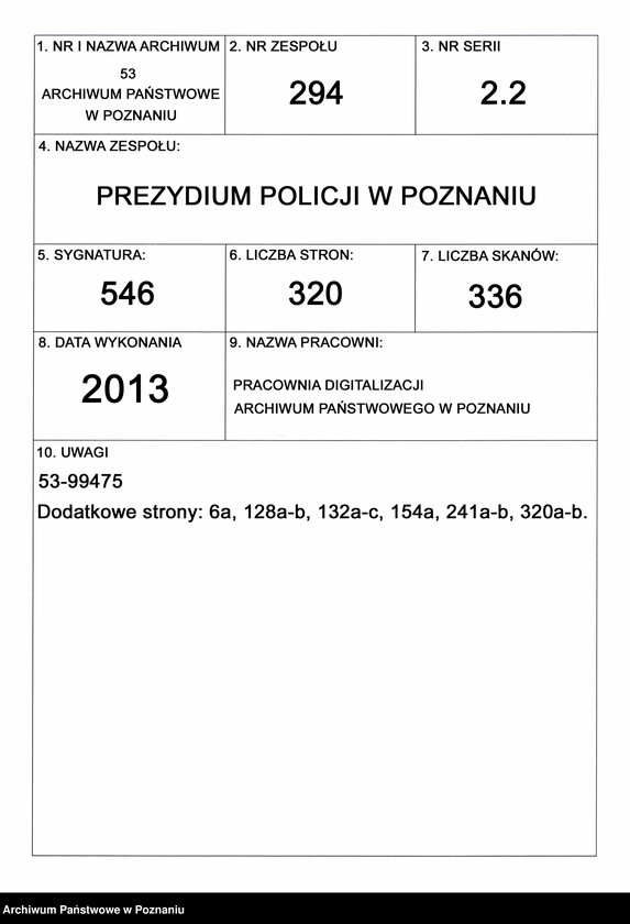Obraz 1 z jednostki "A. betr. die polnische Emigration"
