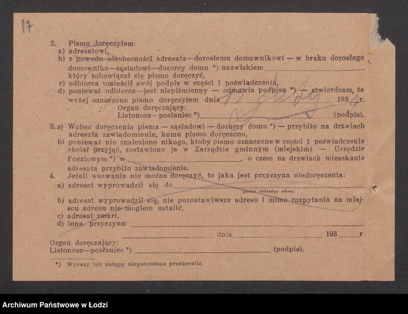 Obraz 19 z jednostki "Jechiel Tobiasz Zalcman – sprzedaż skór"