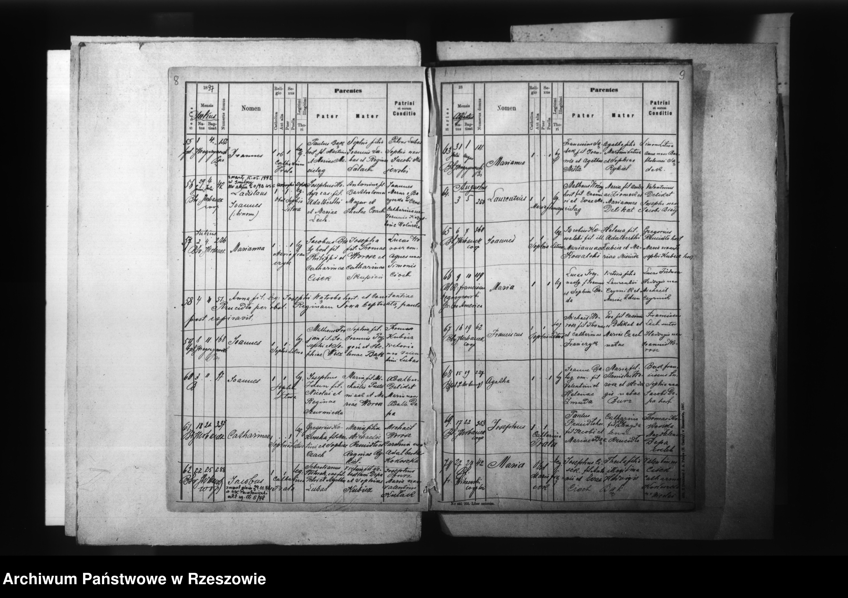 Skan z jednostki: Księga urodzeń, małżeństw i zgonów - Świlcza, Rudna Wielka, Rudna Mała (Rejtarada ), Rogoźnica, Woliczka