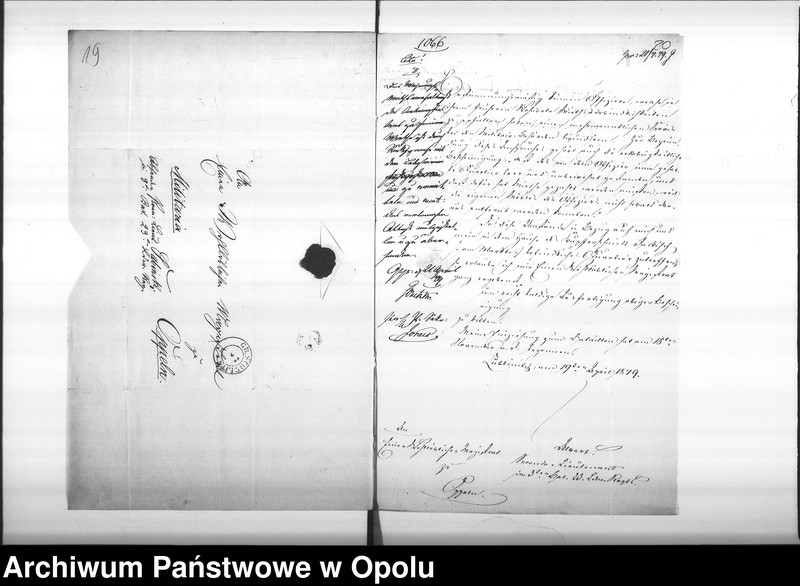 Obraz 19 z jednostki "Acta des Magistrats zu Oppeln betreffend: die Unterstützung der Familien eingezogener Landwehrmänner. de Anno 1848"