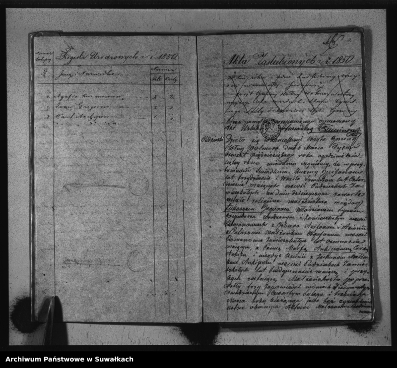 image.from.unit.number "Duplikat Sekty Filiponów gminy Hołny Wolmera z 1850 roku"