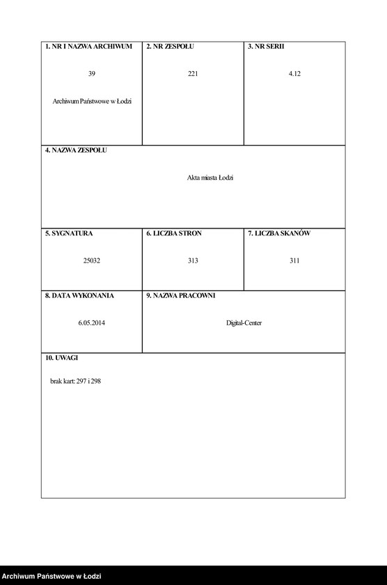 Obraz 1 z jednostki "[Spis ludności Łodzi] Rudolnik-Rupniewski"