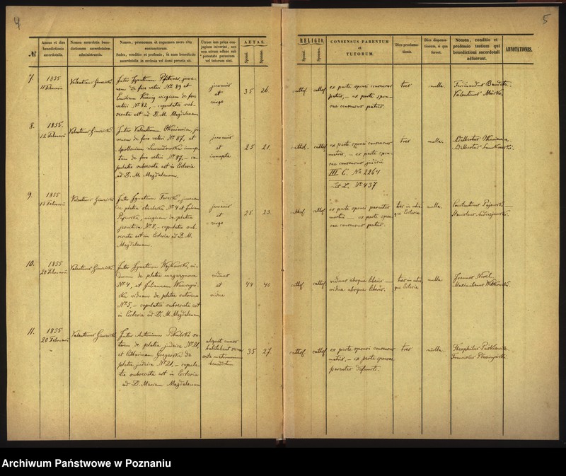 Obraz 5 z jednostki "Księga małżeństw"