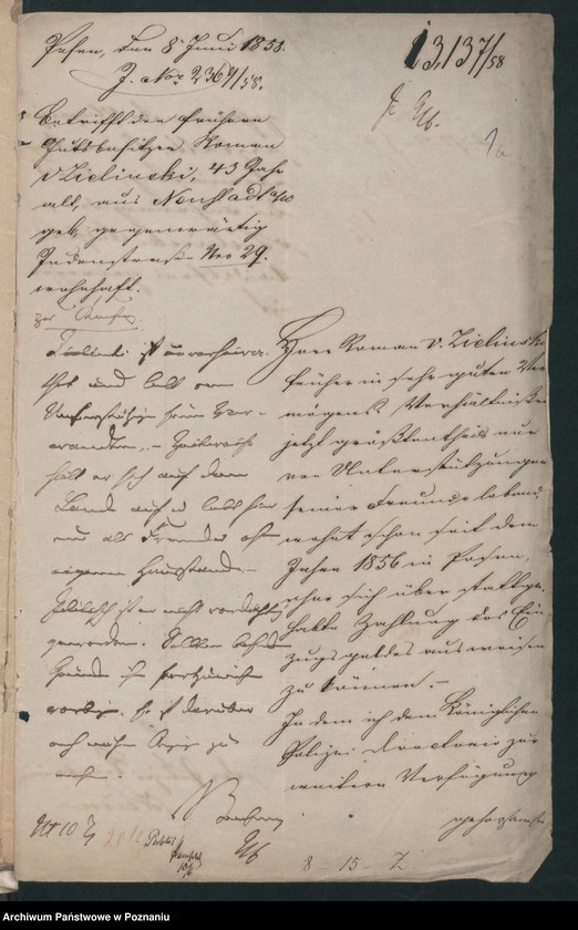 Obraz 5 z jednostki "A. betr. den polnischen Flüchtling Timotheus Zieliński"