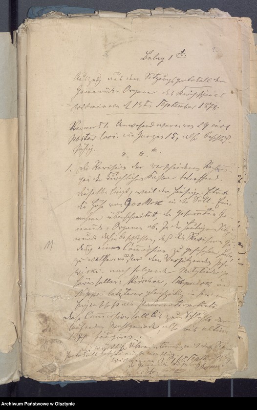 image.from.unit.number "Beläge zur Rechnung der Kirchenkassen zu Widminnen"