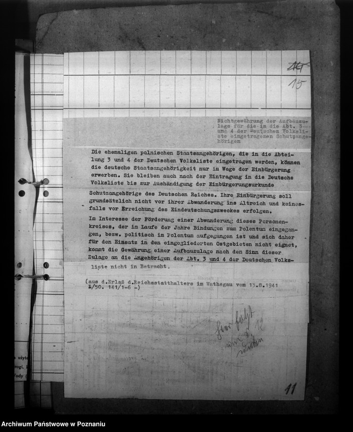 Obraz 19 z jednostki "Aufbauzulage für Beamten in den Ostgebieten"