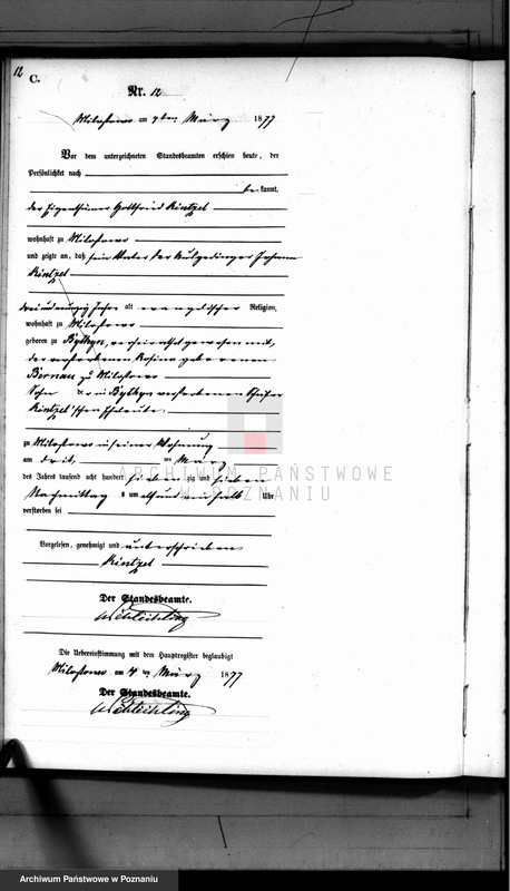 Obraz 13 z jednostki "Księga zgonów"