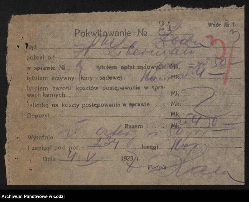 Obraz 5 z jednostki "Halwin – Herszlik Liberman-handel win i wódek"