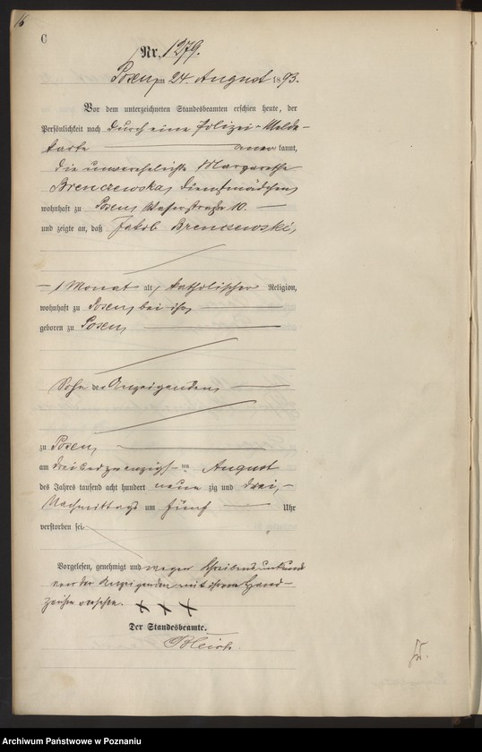 Obraz 19 z jednostki "Księga zgonów t. IV"