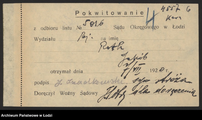 Obraz 8 z jednostki "Jakób Roth- sprzedaż galanteri"