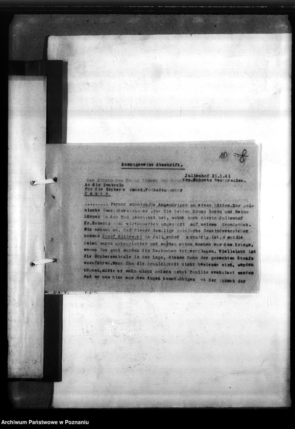 Obraz 14 z jednostki "Bruno Bartz - Julianhof, Kreis Schwetz (Świecie)"