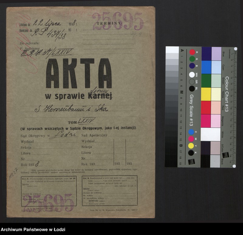 Obraz 2 z jednostki "Symcha Herszenbaum, Josek Hersz Herszenbojm- sprzedaż odpadków włókienniczych"