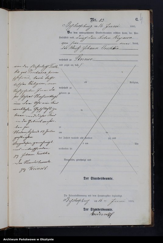 image.from.unit.number "Sterbe-Neben-Register Tom II,Nr 81 - 180"