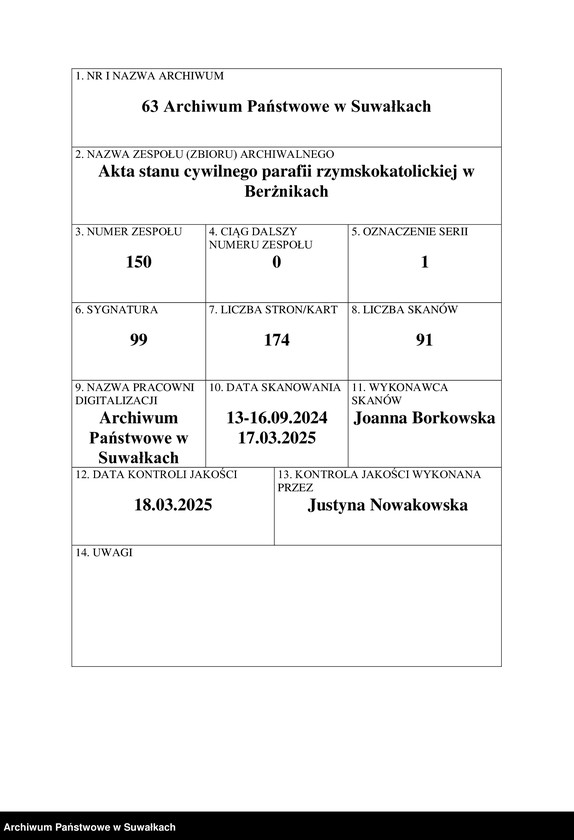 image.from.unit.number "Duplikat Aktov Groždanskago Sostojanîja o Rodivšichsja, Brakosočetavsichsja i Umeršich s 1873 goda Rimsko- katoličeskago Prichoda Berzniki"