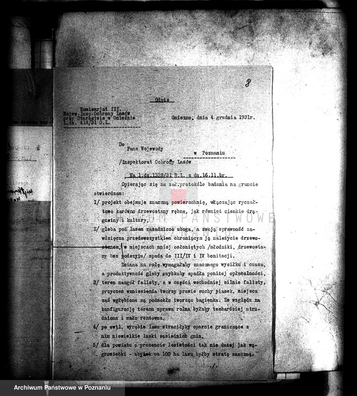 Obraz 13 z jednostki "Majątek Przysieka powiatu wągrowieckiego wyłączenie z art. 4 i 5 ustawy o wykonaniu reformy rolnej Fundacja rodowa Moszczeńskich"