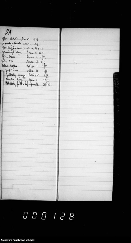 Obraz 20 z jednostki "Skorowidz rekursów w sprawach składek gminy za 1926 r."