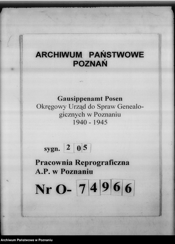 Obraz 1 z jednostki "Einziehungsprotokolle [ksiąg kościelnych] Gnesen-Stadt [miasto Gniezno]"