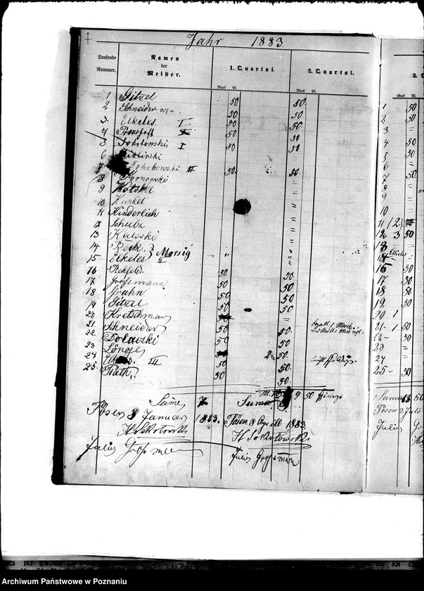 Obraz 11 z jednostki "Kassenbuch der Innung des Böttchergewerks."