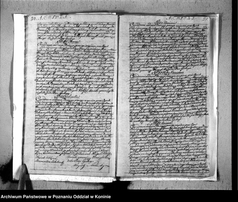 Obraz 13 z jednostki "Akta urodzonych, zaślubionych, zmarłych"