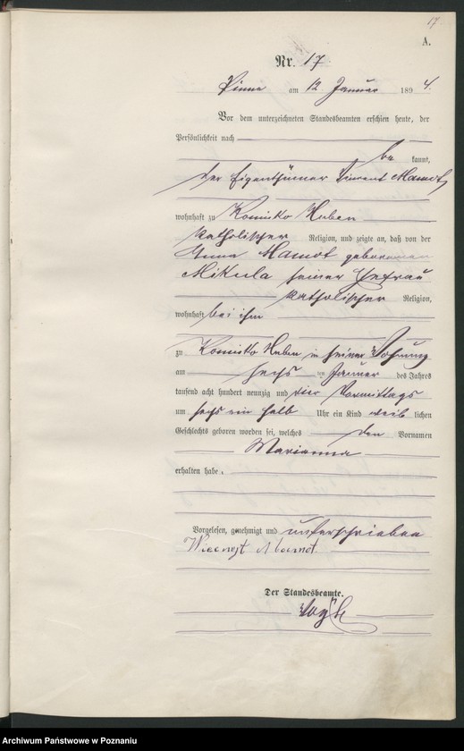 image.from.unit.number "Księga urodzeń"