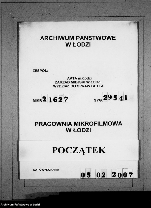 Obraz 1 z jednostki "J.1561-1580 [Wnioski Żydów z Getta o zwrot należności za towar wzięty na kredyt]"