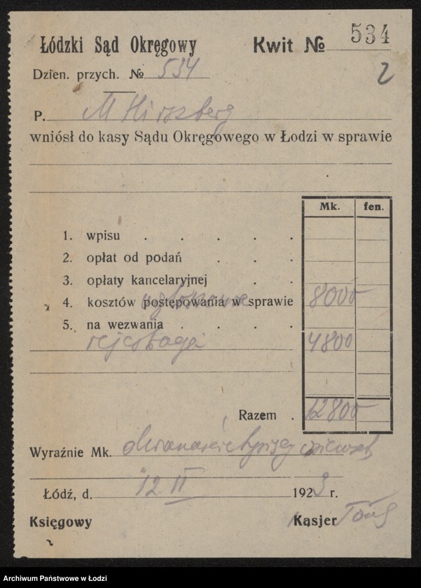 Obraz 4 z jednostki "Moryc Hirszberg- pracownia damskich kapeluszy"