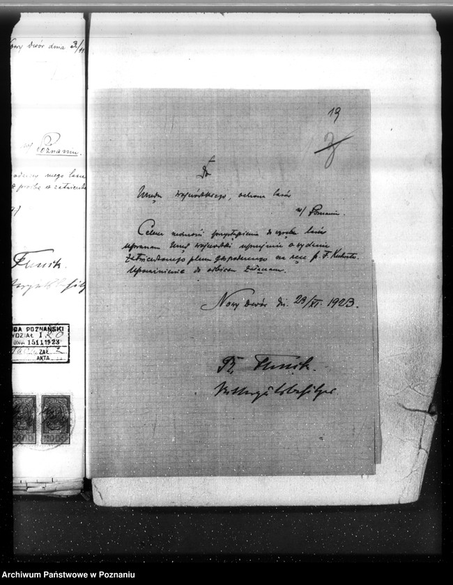 Obraz 18 z jednostki "Nadzór nad gospodarką w lasach majętności Nowy Dwór w powiecie nowotomyskim"