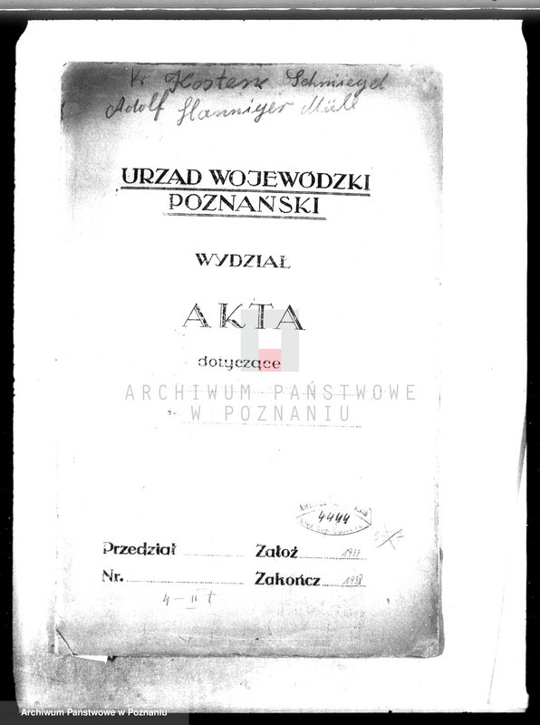 Obraz 4 z jednostki "/Przebudowa młyna A. Hennigera w Śmiglu, pow. kościański/"