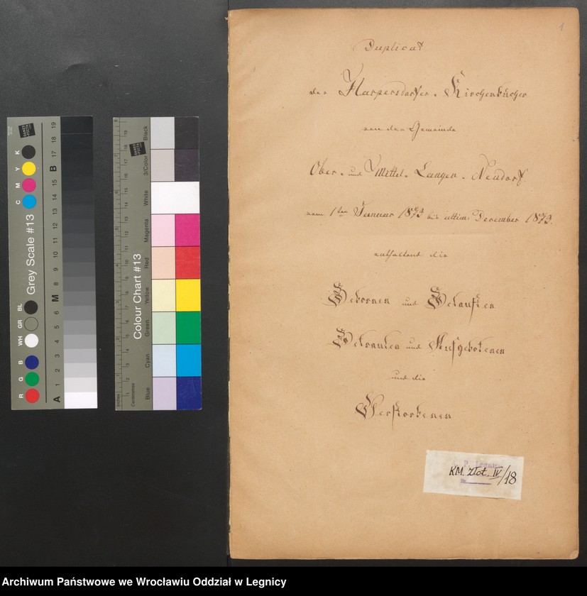 image.from.unit.number "Duplicat der Harpersdorfer Kirchenbücher von der Gemeinde Ober und Mittel Langen Neudorf"