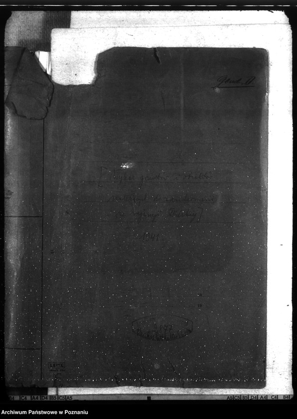 Obraz 4 z jednostki "Wykaz gruntów i obiektów należących do żandarmerii w rejencji łódzkiej"