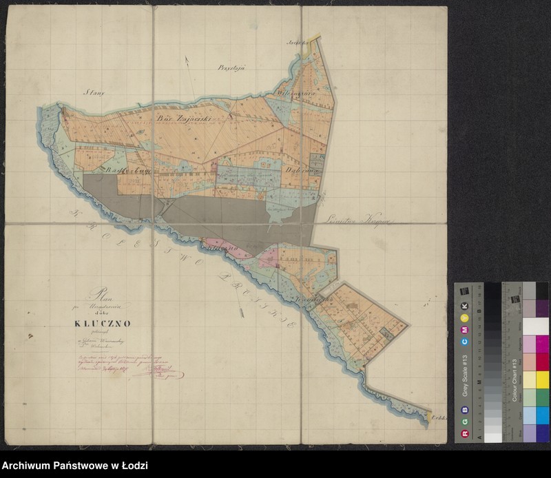 Obraz 1 z jednostki "Plan po urządzeniu dóbr Kluczno"