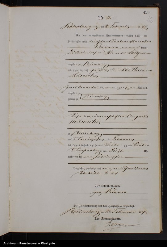 image.from.unit.number "Sterbe-Neben-Register Nr 1 - 95"