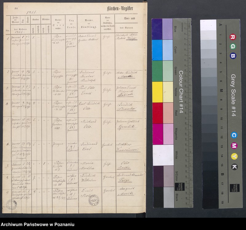 Obraz 3 z jednostki "[Akta urodzeń i chrztów, ślubów, zgonów]"