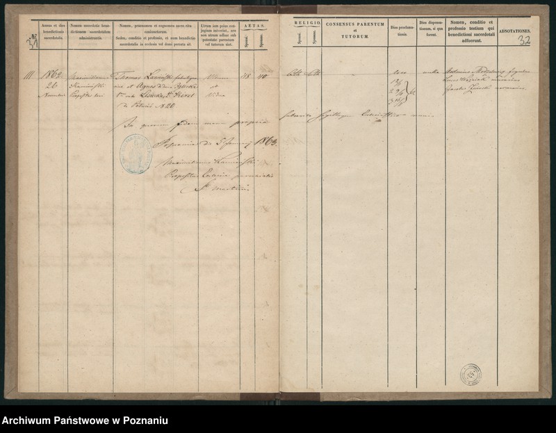 Obraz 19 z jednostki "Księga małżeństw"