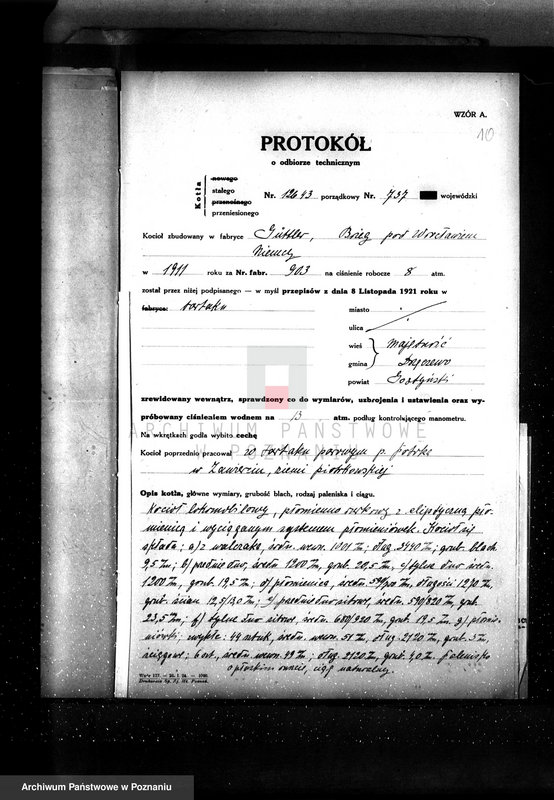 Obraz 16 z jednostki "Majątek Drzęczewo pow. gostyński tartak parowy, własność Klasztoru O.O. Filipinów w Gostyniu"