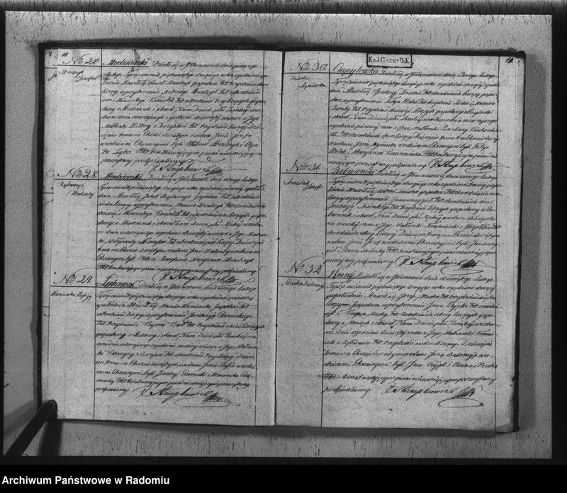 image.from.unit.number "Duplikat akt urodzonych, zaślubionych i zmarłych z parafii Głowaczów w roku 1852"