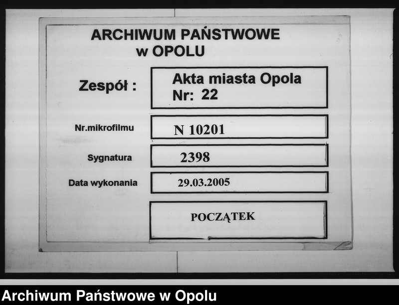 Obraz 1 z jednostki "Acta des Magistrats zu Oppeln betreffend: den in Wahnsinn verfallenen Regierungs-Secretair Baron Ludwig v[on] Schoening"