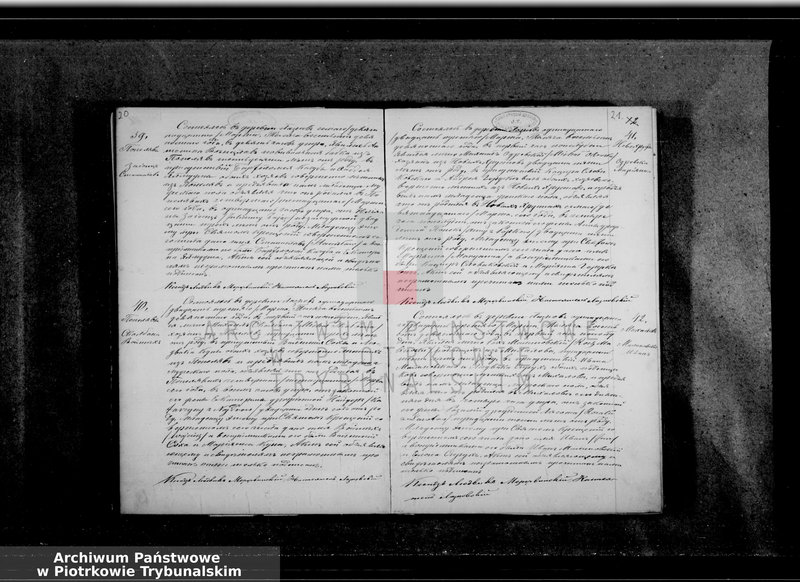 Obraz 15 z jednostki "[Księga duplikat aktów urodzonych, zaślubionych i zmarłych]"