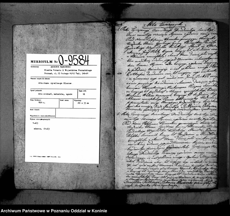 image.from.unit.number "Księga urodzeń wyznania rzymskokatolickiego, ewangelickiego i żydowskiego"