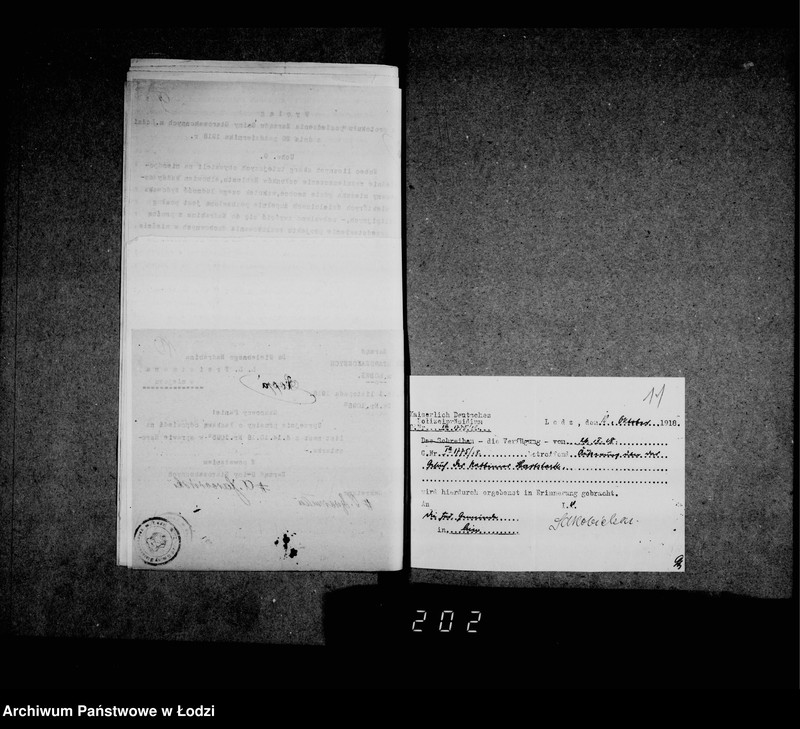 Obraz 14 z jednostki "Akta dotyczące nieetatowego duchownego H. Hercsztarka"