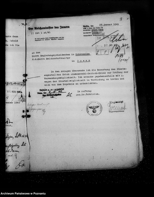 Obraz 13 z jednostki "Bewerbungen um Anstellung"