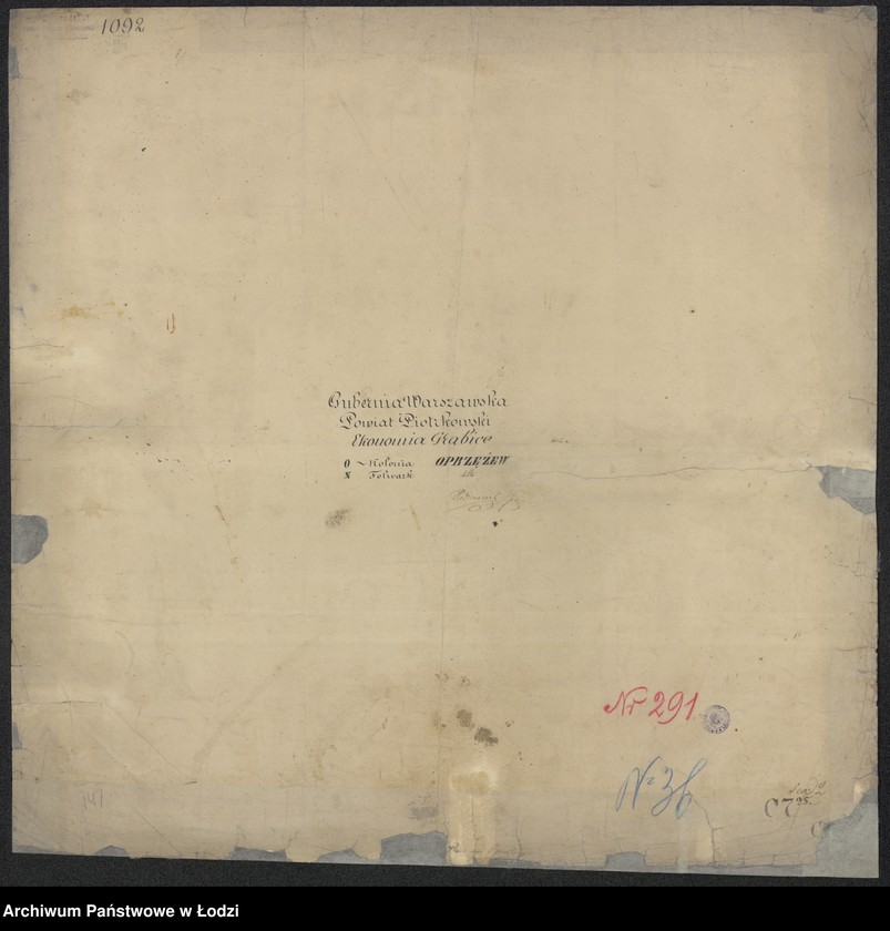 Obraz 4 z jednostki "Pierworys Urządzenia Wsi i Folwarku Oprzężów na fundusz Towarzystwa Kredytowego Ziemskiego przy Majoracie Woźniki przeznaczonych ..."