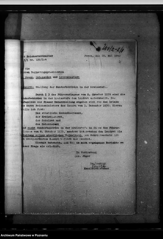 Obraz 8 z jednostki "Verordnung über die Einführung des Gesetzes über die Vereinheitlichung des Gesundheitswesens in den eingegliederten Ostgebieten."