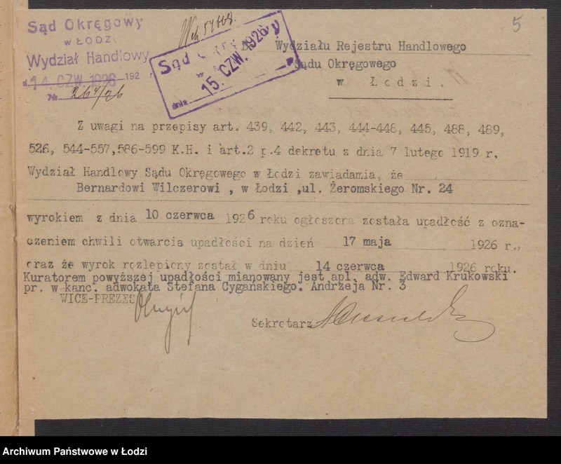 Obraz 7 z jednostki "Bernard Wilczer – sprzedaż garderoby"