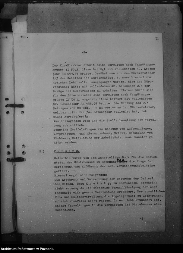 Obraz 11 z jednostki "Besoldungssachen. Ostfreibeitrag."