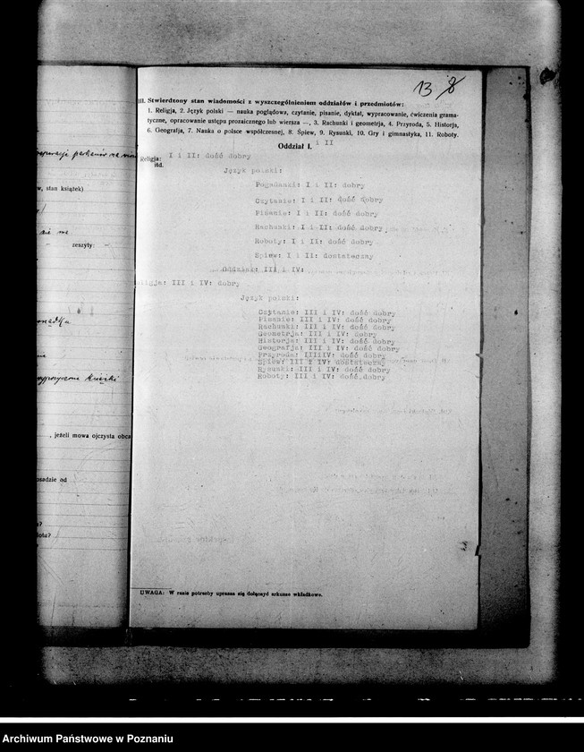 Obraz 17 z jednostki "Szkoła Powszechna- Skokowo, powiat Koźmin"