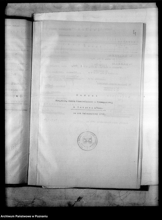 Obraz 8 z jednostki "Miejska Szkoła Rzemieślniczo-Przemysłowa- Ostrów [budżet na rok 1932]"