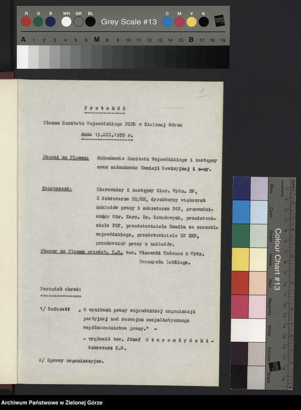 image.from.unit "Protokół plenarnego posiedzenia nt.: Wyniki działalności w wojewódzkiej organizacji partyjnej w dziedzinie rozwoju socjalistycznego współzawodnictwa pracy. Załączniki. 13 grudnia 1955 r."