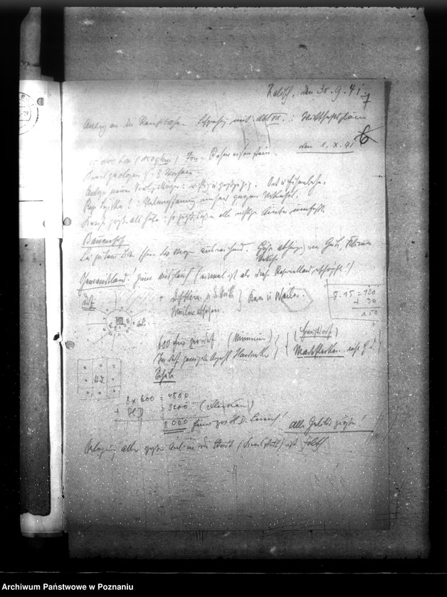 Obraz 11 z jednostki "Planung im Warthegau- Aufgabe und Organisation (oraz sprawozdania z podróży służbowych do wschodnich powiatów Kraju Warty)"