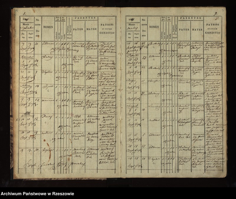 image.from.unit.number "Księga akt urodzeń, małżeństw Węgliska - tom I"